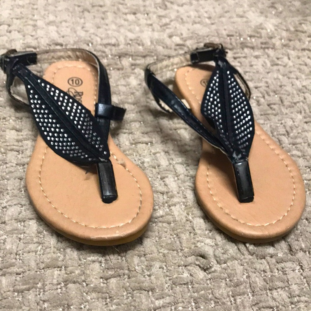 Stylish Black Kids Sandals